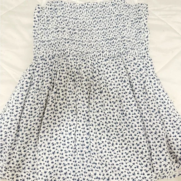 Hollister Blue Floral Romper Dress - Picture 4 of 5